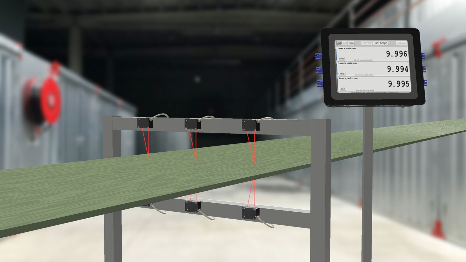 Dual sensor thickness measurement