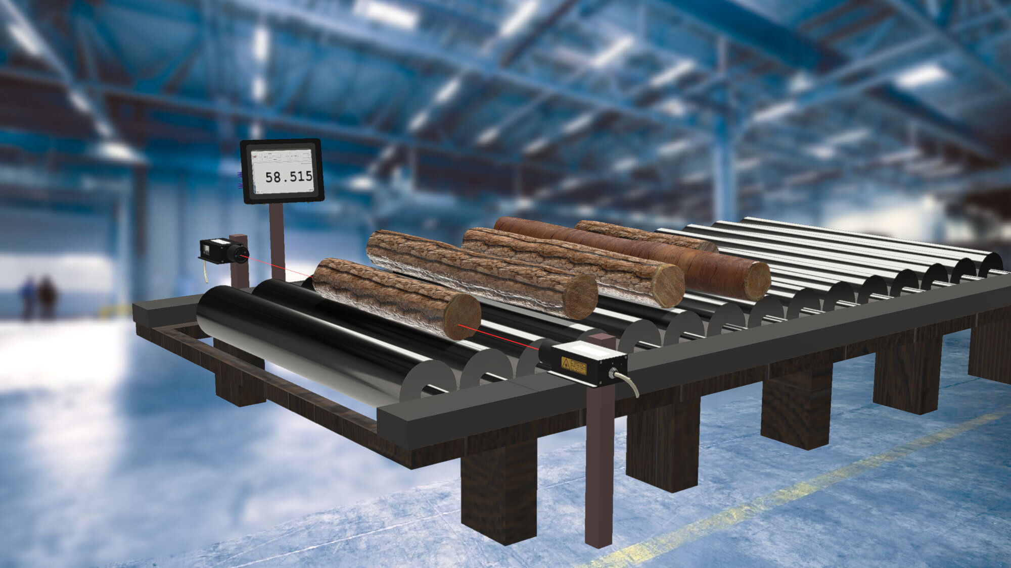 AR1000 log length measurement