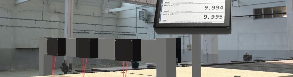 Plywood Thickness Measurement with laser sensors