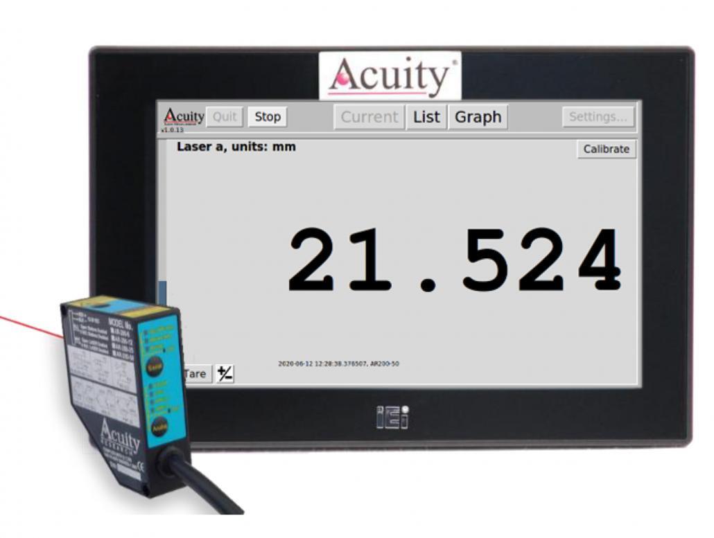 Touch Panel Display with data display