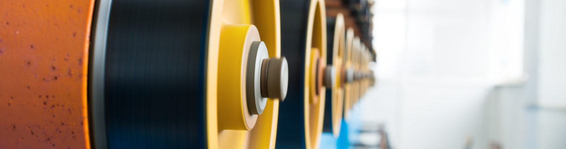 Sag of Web Material to Control Take-Up Speed