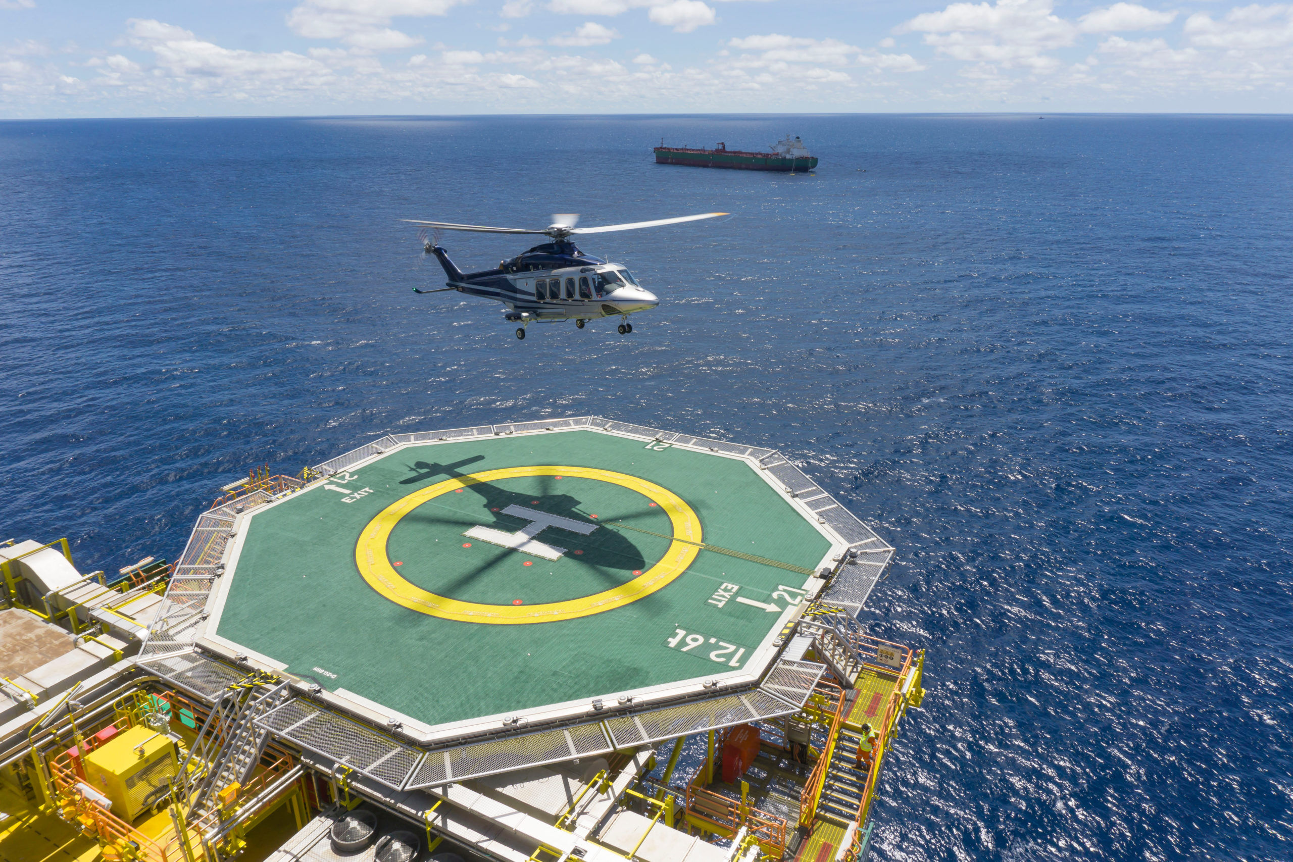 typhoon Persuasive Mentor Measuring Distance to Helicopter Landing Pads - Acuity Laser